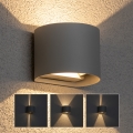 Brilagi - LED spoljašnje zidno svetlo RONDO LED/6W/230V siva IP54