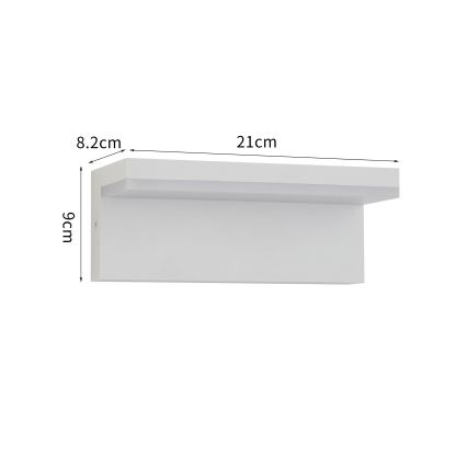 Brilagi - LED spoljašnje zidno svetlo TESSI LED/10W/230V belo IP54