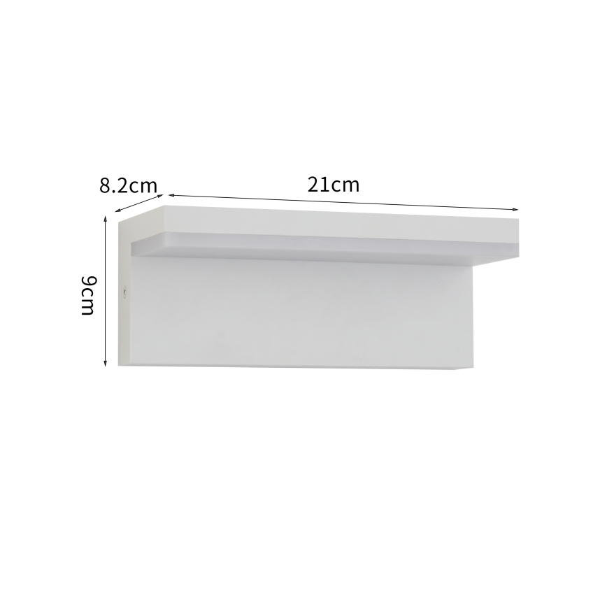 Brilagi - LED spoljašnje zidno svetlo TESSI LED/10W/230V belo IP54