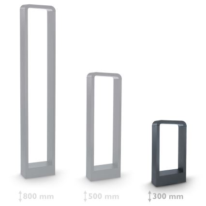 Brilagi - LED Spoljna lampa BARI LED/7W/230V 3000/4000/6000K antracit IP54 30 cm
