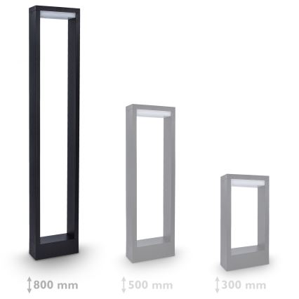 Brilagi - LED Spoljna lampa BARI LED/7W/230V 3000/4000/6000K antracit IP54 80 cm