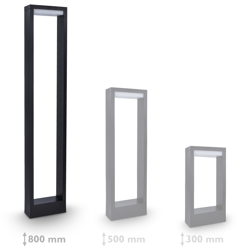 Brilagi - LED Spoljna lampa BARI LED/7W/230V 3000/4000/6000K antracit IP54 80 cm