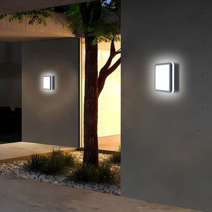 Brilagi - LED Spoljna lampa BENE LED/18W/230V 22x22 cm Antracit IP54