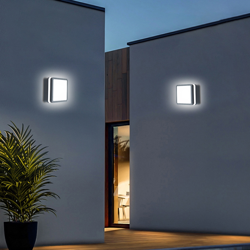 Brilagi - LED Spoljna lampa BENE LED/18W/230V 22x22 cm Antracit IP54