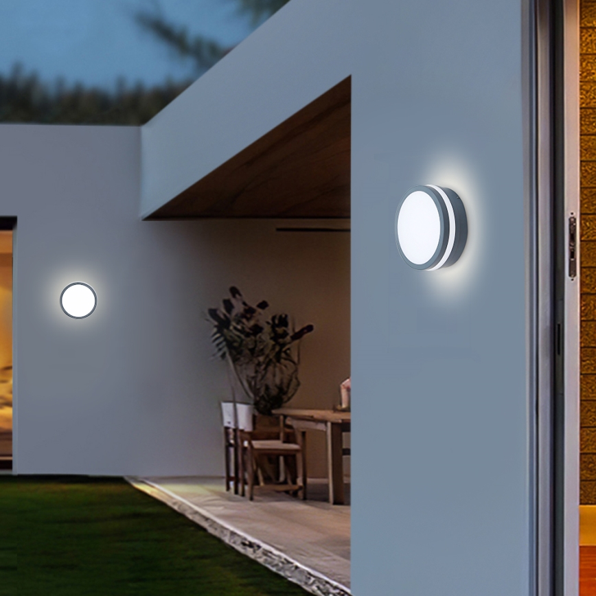 Brilagi - LED Spoljna lampa BENE LED/18W/230V pr. 22 cm Antracit IP54
