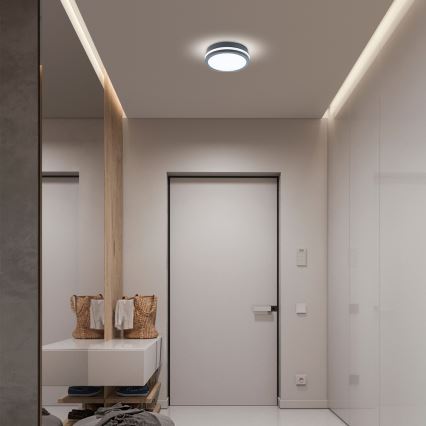 Brilagi - LED Spoljna lampa BENE LED/18W/230V pr. 22 cm Antracit IP54