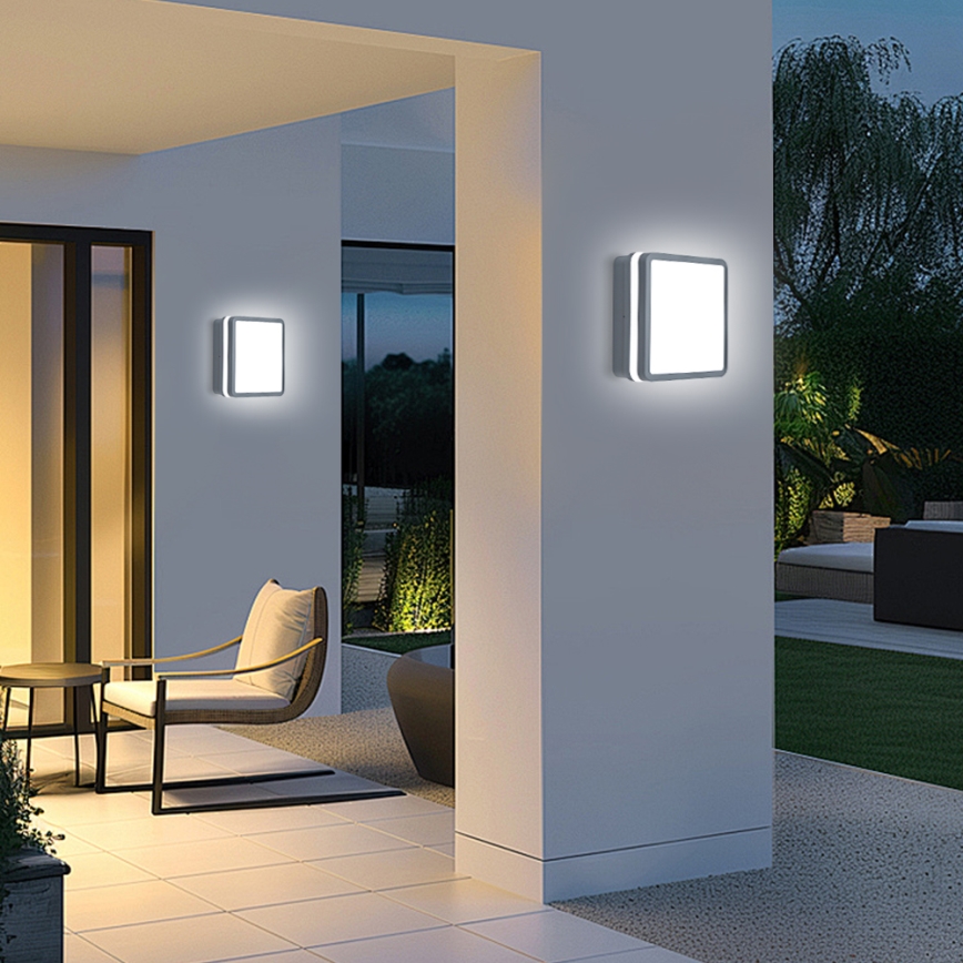 Brilagi - LED Spoljna lampa BENE LED/24W/230V 26x26 cm Antracit IP54