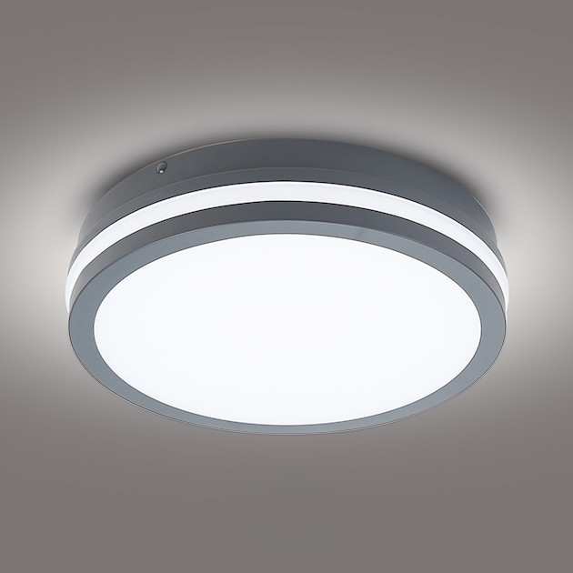 Brilagi - LED Spoljna lampa BENE LED/24W/230V pr. 26 cm Antracit IP54