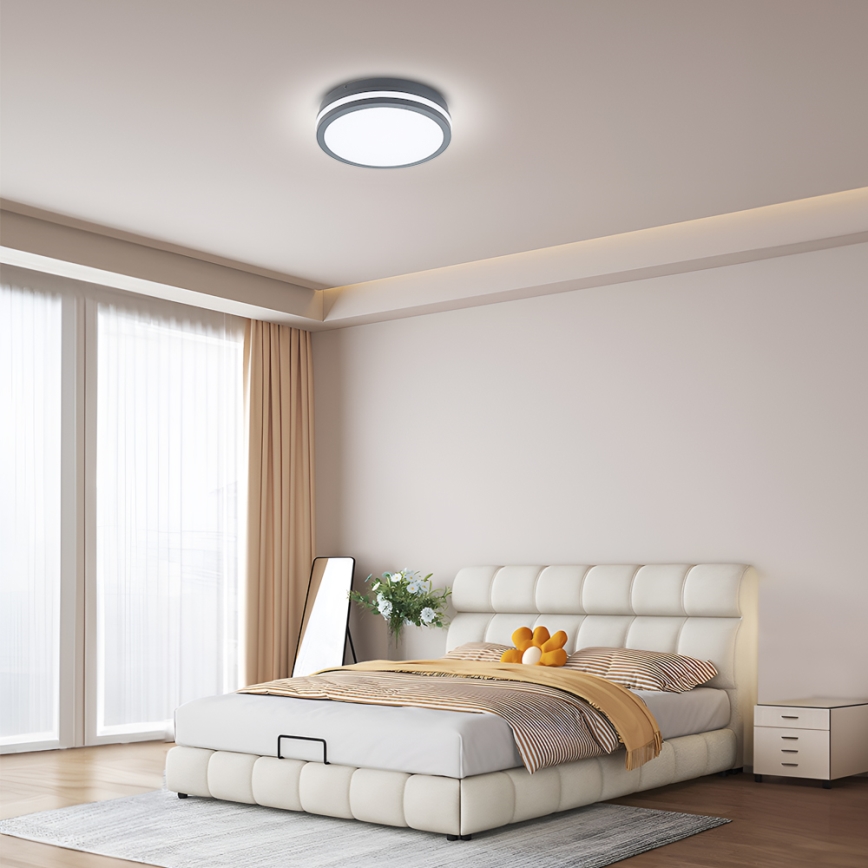 Brilagi - LED Spoljna lampa BENE LED/24W/230V pr. 26 cm Antracit IP54