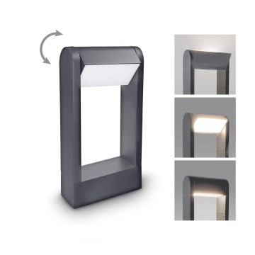 Brilagi - LED Spoljna lampa CROTONE LED/7W/230V Antracit IP54 30 cm