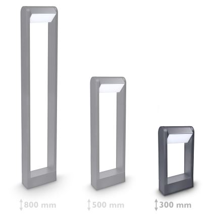 Brilagi - LED Spoljna lampa CROTONE LED/7W/230V Antracit IP54 30 cm