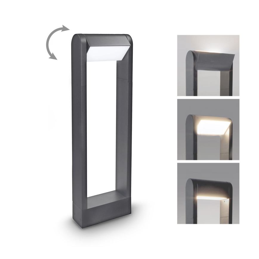 Brilagi - LED Spoljna lampa CROTONE LED/7W/230V Antracit IP54 50 cm