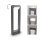 Brilagi - LED Spoljna lampa CROTONE LED/7W/230V Antracit IP54 50 cm