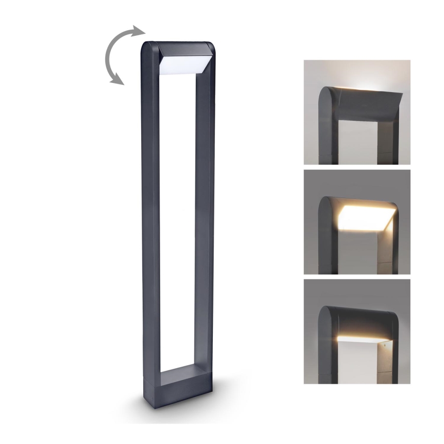 Brilagi - LED Spoljna lampa CROTONE LED/7W/230V Antracit IP54 80 cm