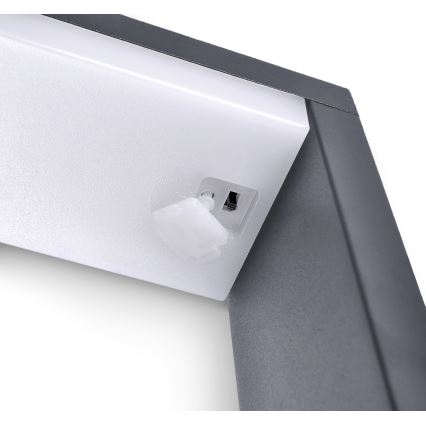 Brilagi - LED Spoljna lampa RAGUSA LED/7W/230V 3000/4000/6000K antracit IP54 30 cm