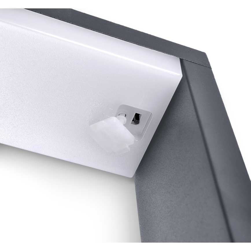 Brilagi - LED Spoljna lampa RAGUSA LED/7W/230V 3000/4000/6000K antracit IP54 30 cm