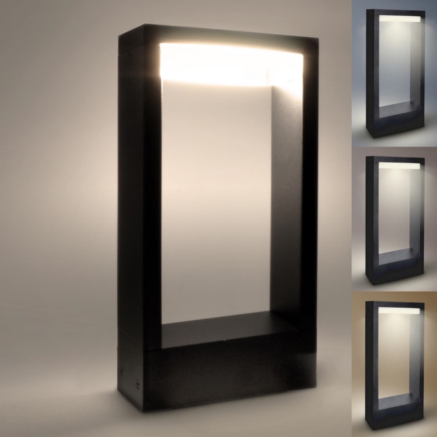 Brilagi - LED spoljna lampa RAGUSA LED/7W/230V 3000/4000/6000K crna IP54 30 cm