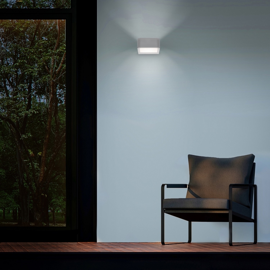 Brilagi - LED Spoljna zidna lampa BARI LED/7W/230V 3000/4000/6000K bela IP54