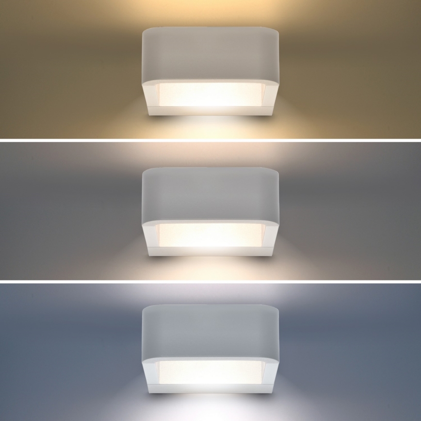 Brilagi - LED Spoljna zidna lampa BARI LED/7W/230V 3000/4000/6000K bela IP54