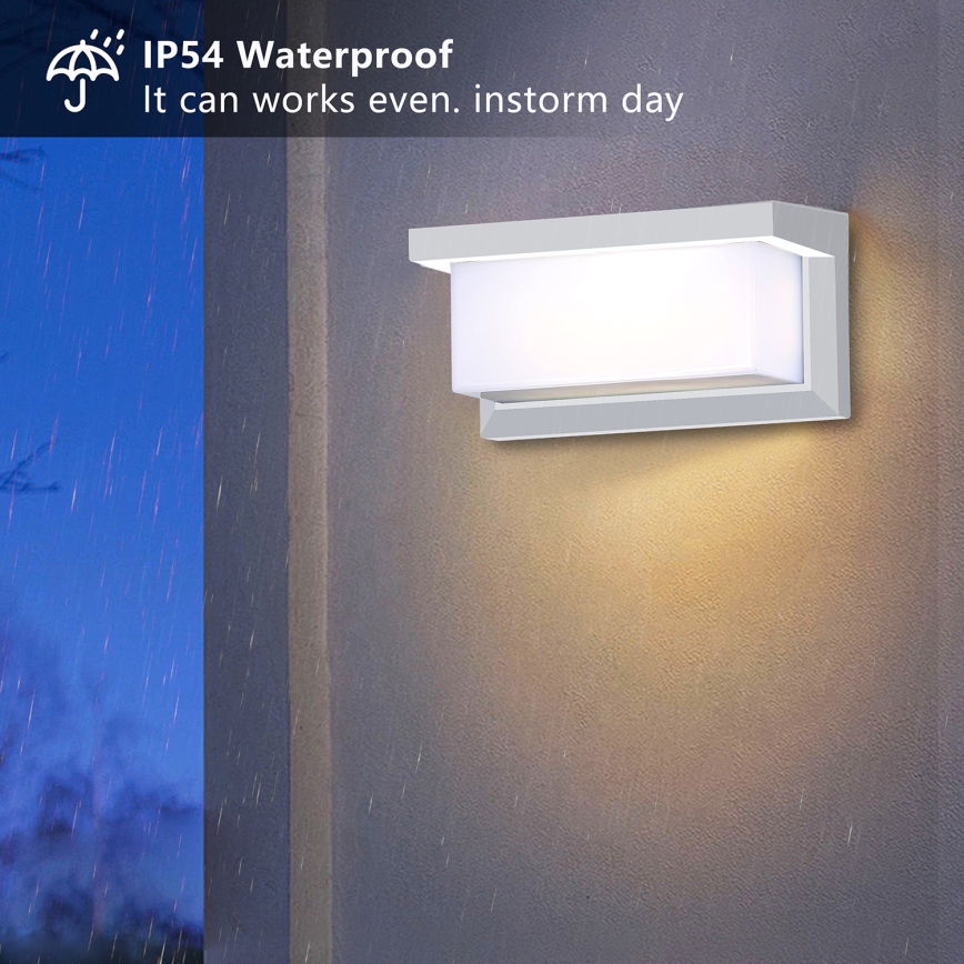 Brilagi - LED Spoljna zidna lampa BRICKY LED/12W/230V bela IP54
