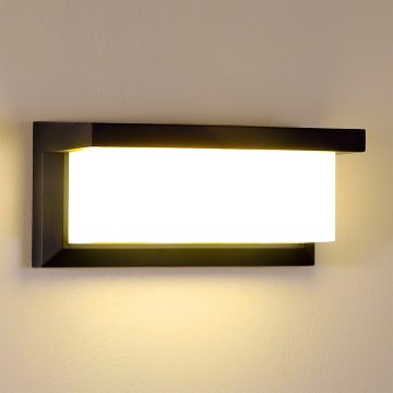 Brilagi - LED Spoljna zidna lampa BRICKY LED/12W/230V crno IP54