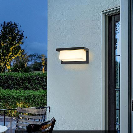 Brilagi - LED Spoljna zidna lampa BRICKY LED/12W/230V crno IP54