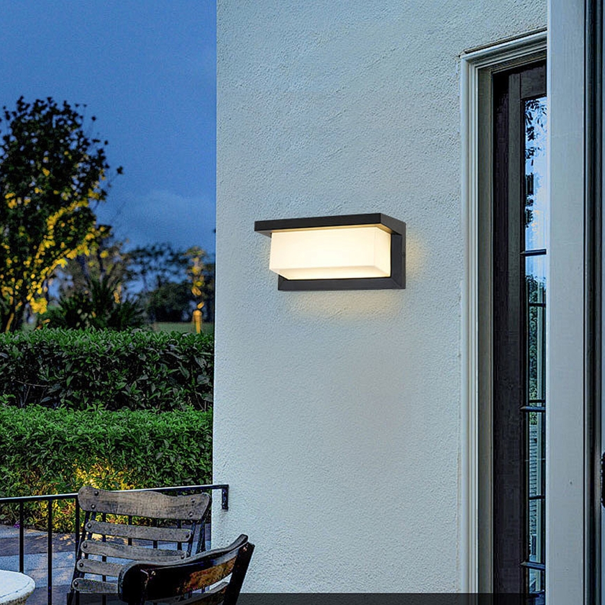 Brilagi - LED Spoljna zidna lampa BRICKY LED/12W/230V crno IP54