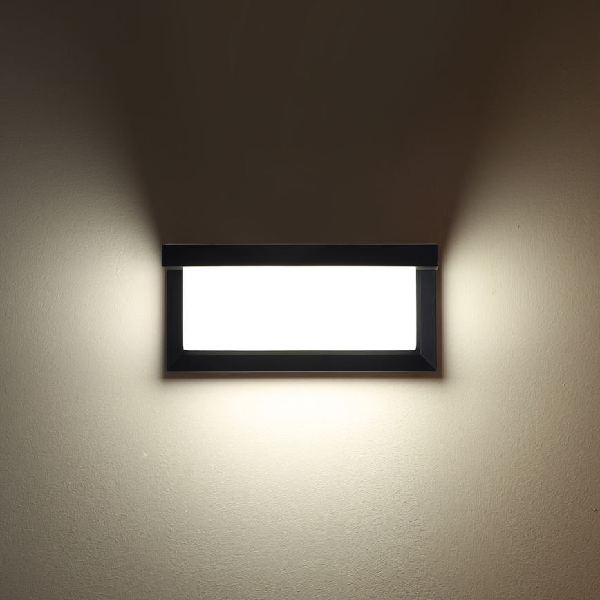 Brilagi - LED Spoljna zidna lampa BRICKY LED/12W/230V crno IP54