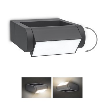 Brilagi - LED Spoljna zidna lampa CROTONE LED/7W/230V Antracit IP54
