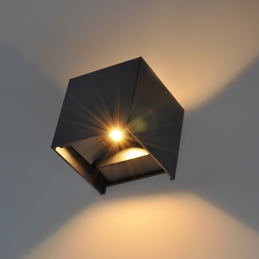 Brilagi - LED Spoljna zidna lampa CUBE LED/6W/230V IP54