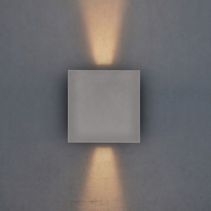 Brilagi - LED Spoljna zidna lampa CUBE LED/6W/230V sivo IP54