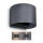 Brilagi - LED Spoljna zidna lampa RONDO LED/6W/230V Antracit IP54