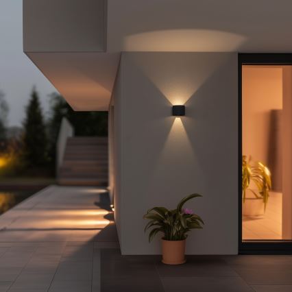 Brilagi - LED Spoljna zidna lampa RONDO LED/6W/230V Antracit IP54