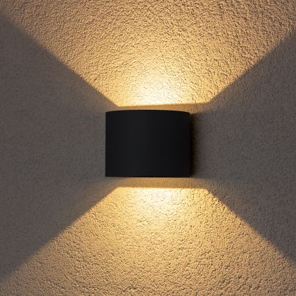 Brilagi - LED Spoljna zidna lampa RONDO LED/6W/230V Antracit IP54