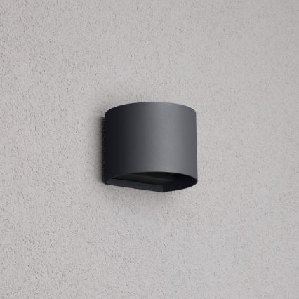 Brilagi - LED Spoljna zidna lampa RONDO LED/6W/230V Antracit IP54