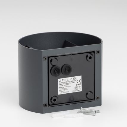 Brilagi - LED Spoljna zidna lampa RONDO LED/6W/230V Antracit IP54