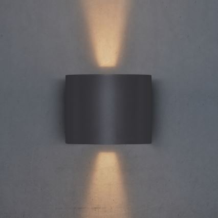 Brilagi - LED Spoljna zidna lampa RONDO LED/6W/230V Antracit IP54