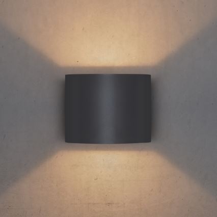 Brilagi - LED Spoljna zidna lampa RONDO LED/6W/230V Antracit IP54