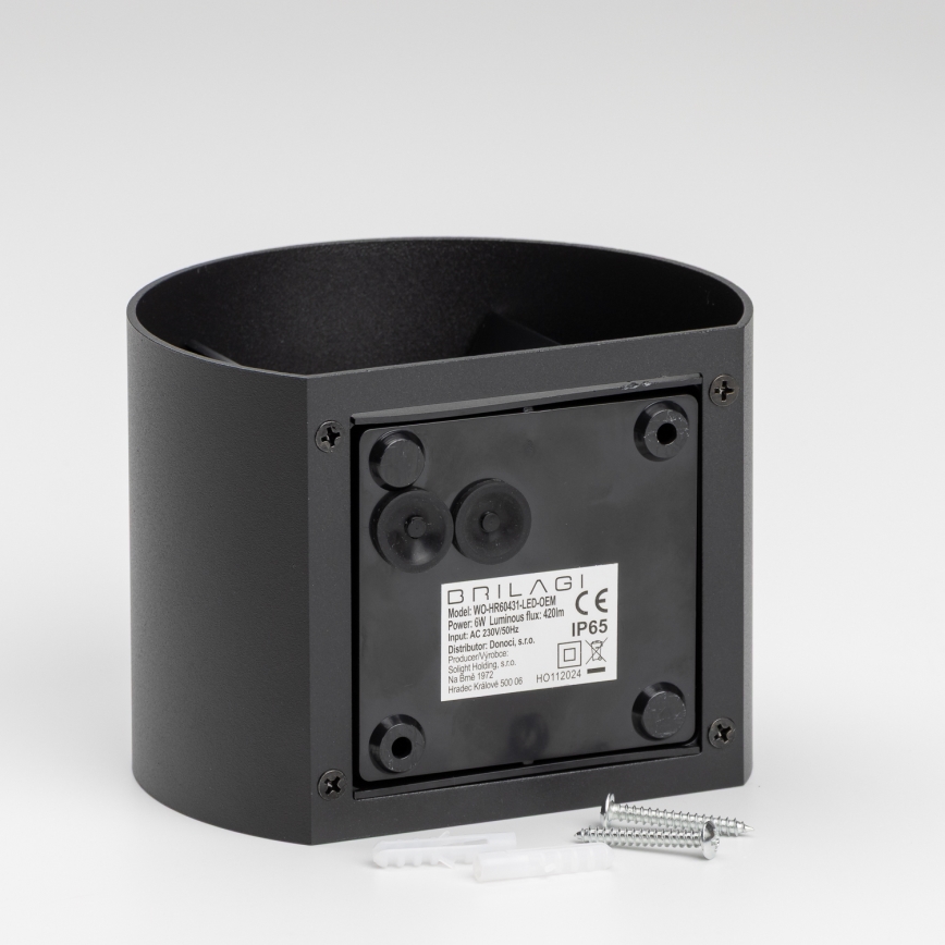 Brilagi - LED Spoljna zidna lampa RONDO LED/6W/230V IP54