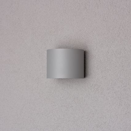 Brilagi - LED Spoljna zidna lampa RONDO LED/6W/230V sivo IP54