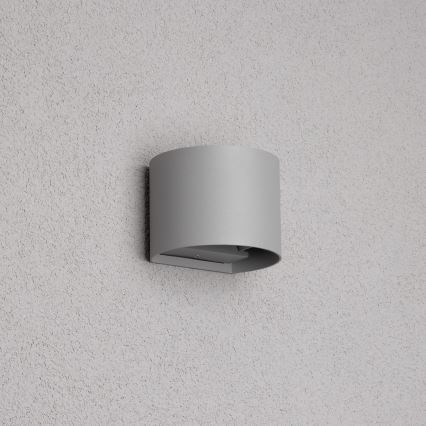 Brilagi - LED Spoljna zidna lampa RONDO LED/6W/230V sivo IP54