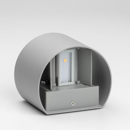 Brilagi - LED Spoljna zidna lampa RONDO LED/6W/230V sivo IP54