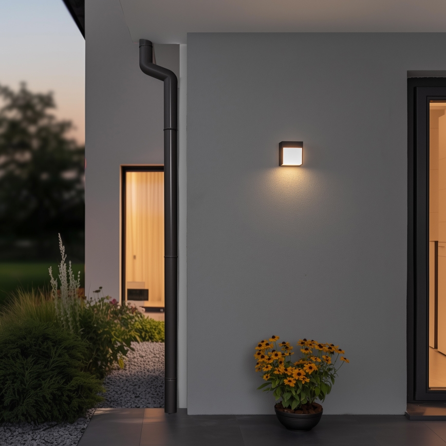 Brilagi - LED Spoljna zidna lampa TERNI LED/12W/230V Antracit IP44