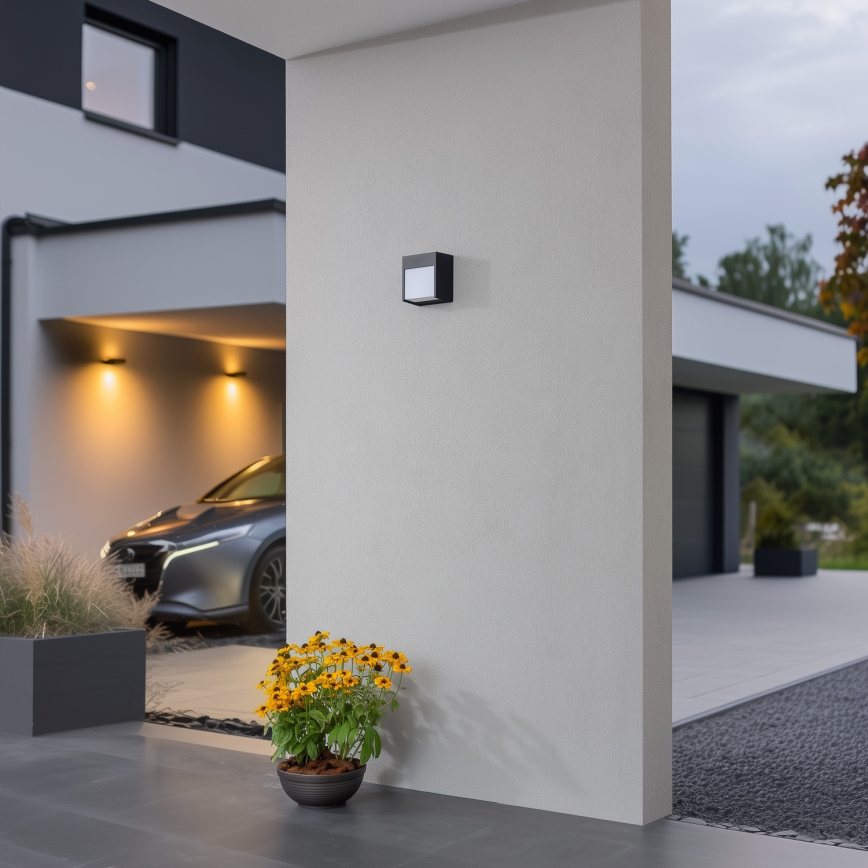 Brilagi - LED Spoljna zidna lampa TERNI LED/12W/230V Antracit IP44
