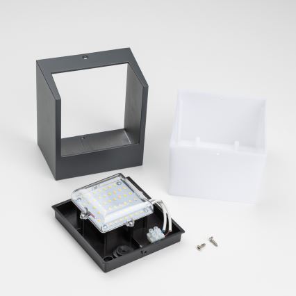 Brilagi - LED Spoljna zidna lampa TERNI LED/12W/230V Antracit IP44
