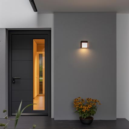 Brilagi - LED Spoljna zidna lampa TERNI LED/12W/230V crno IP44