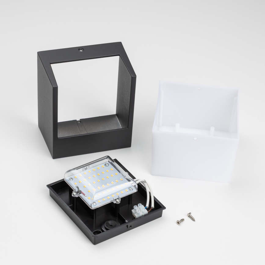 Brilagi - LED Spoljna zidna lampa TERNI LED/12W/230V crno IP44