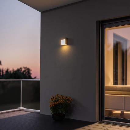Brilagi - LED Spoljna zidna lampa TERNI LED/12W/230V sivo IP44