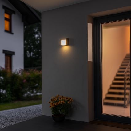 Brilagi - LED Spoljna zidna lampa TERNI LED/12W/230V sivo IP44