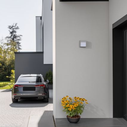 Brilagi - LED Spoljna zidna lampa TERNI LED/12W/230V sivo IP44